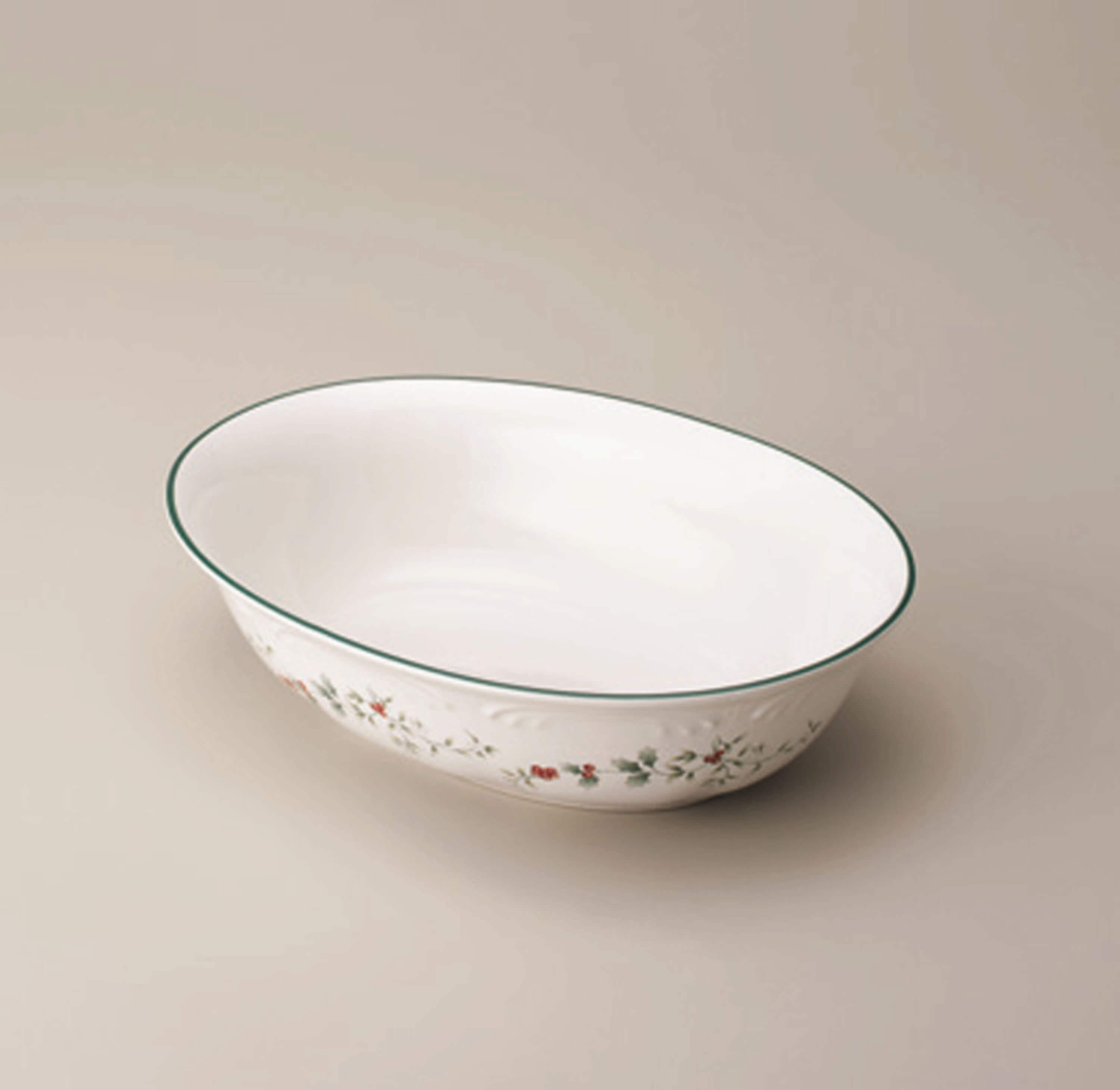 Pfaltzgraff Winterberry Divided Oval Vegetable Bowl