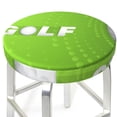 thumbnail image 3 of Kdxio golf ball Stool Covers Round,Stretch Round Bar Stool Covers Washable Bar Stool Cushion Slipcover for 12-15 Inch Chair-12 inch, 3 of 7
