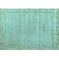 thumbnail image 1 of Ahgly Company Indoor Rectangle Abstract Light Blue Modern Area Rugs, 5' x 8', 1 of 4