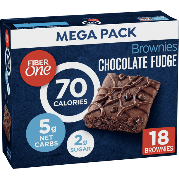 Fiber One Brownies, Chocolate Fudge, 70 Calorie Bar, 5 Net Carbs