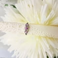thumbnail image 4 of Dazzlingrock Collection 14K Round Pink Sapphire & White Diamond 3 Stone Split Shank Engagement Ring, White Gold, Size 7.5, 4 of 5