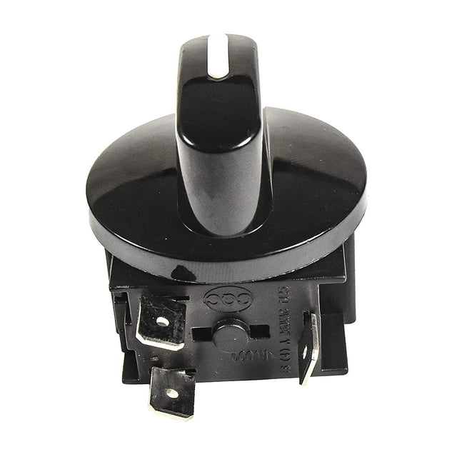 HQRP Heavy-Duty Rotary Switch 3-Position 2-Speed 120V-250V, 15A Fan Heater Speed Selector, UL Listed