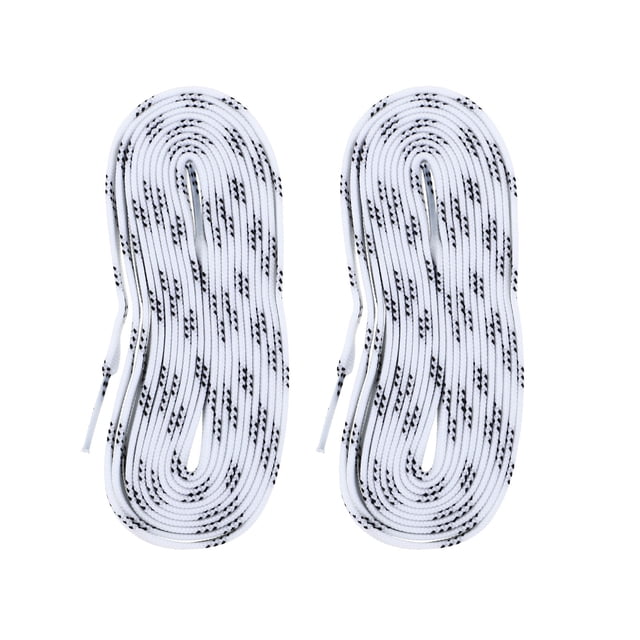 OULII 1Pair White Polyester Flat Shoelaces for Ice Skates Durable Roller Skates Shoe Replacement