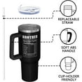 thumbnail image 3 of 40oz BrotherTumbler with Handle and Straw，Special Birthday Gifts from Sister or Brother, Unique Gift for His, Ideal Presents for Christmas or Special Occasions，Stainless Steel Cup Coffee Travel Mug, 3 of 6