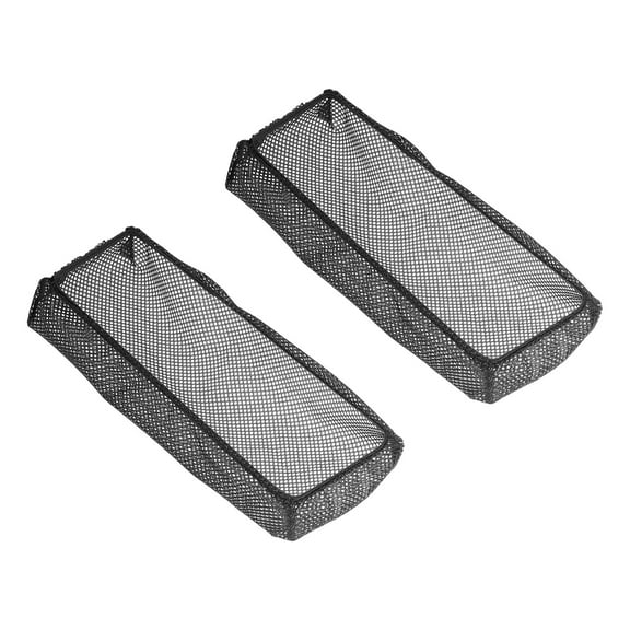 2Pcs 4x8 Inch Floor Register Cover Trap, Floor Vent Screen Mesh Cover, Black