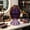 Purple, variant on 2-in-1 Hollow Plastic Wig Stand, 7.2x11.8in Freestanding & Hanging Dual Use Wig Head Support Holder, Breathable Wig Drying Display Rack