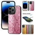 thumbnail image 2 of For iPhone 14 Pro Phone Case，Luxury Leather Patterned protection Shockproof Case，Slim Case, 2 of 5