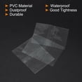 thumbnail image 4 of Uxcell 39x30mm 0.83 to 0.91 In Dia Perforated Heat Shrink Wrap Bands Clear 250 Pack, 4 of 5