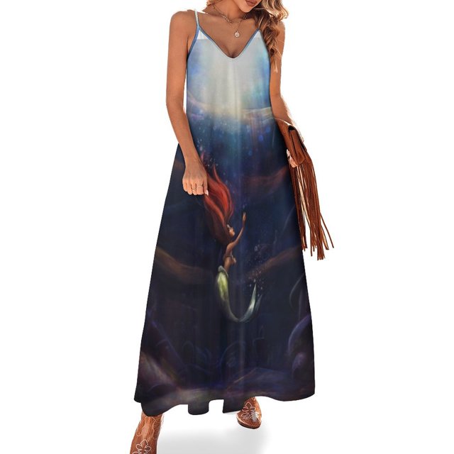 Nuevo vestido sin mangas Wish I Could Be Vestido largo vestidos para mujer