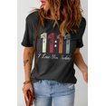 thumbnail image 1 of POGLIP Women's Black 11:11 Love Declaration Print T Shirt, 1 of 6