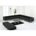 thumbnail image 3 of BizChair Black LeatherSoft Sectional & Ottoman Set, 12 Pieces, 3 of 4