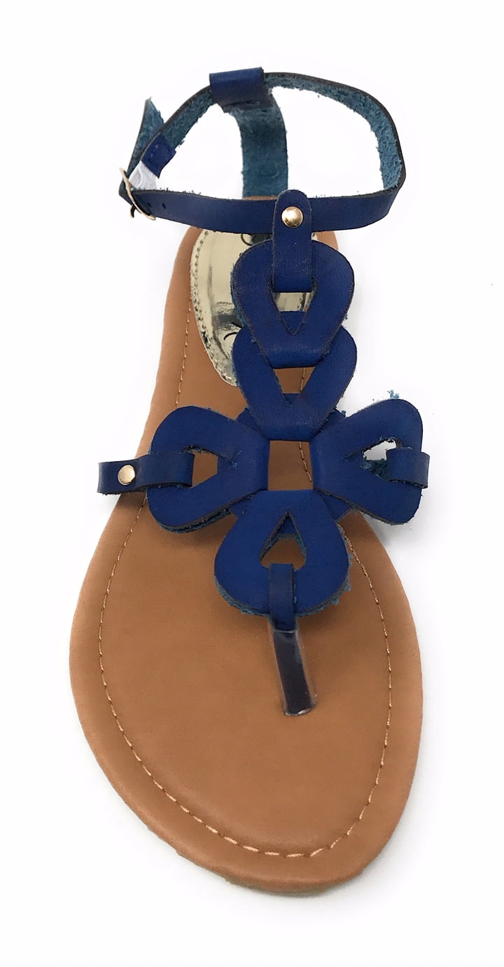 Victoria K Women's Gladiator Multi Loops Crossover Sandals