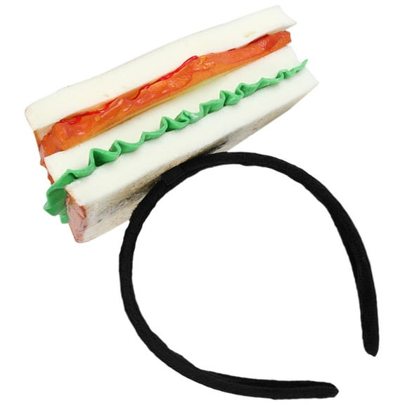 Novelty Sandwich Food Headband for Women and Babies, Thin Comfortable Hairband Accessory