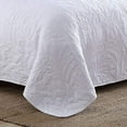 thumbnail image 2 of Tommy Bahama Costa Sera Collection Soft Breathable Cotton Quilt Bedspread Full/Queen White, 2 of 10