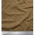 thumbnail image 1 of Soimoi Georgette Viscose Fabric Geometric Formula Education Theme Decor Fabric Printed Yard 42 Inch Wide, 1 of 3
