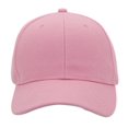 thumbnail image 4 of Pink Velcro Closure Adult Unisex Baseball Cap, 4 of 6