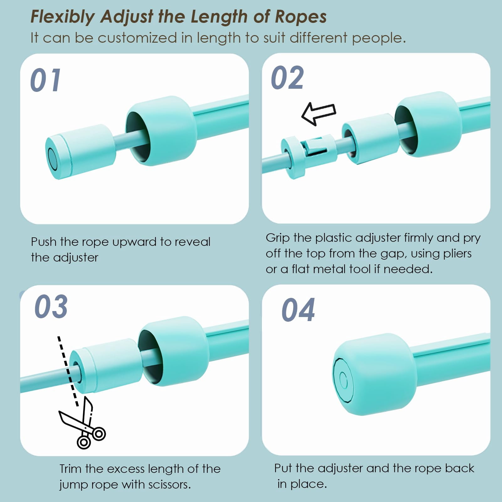 Jump Rope for Fitness, Speed Rope Skipping Rope