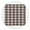 Brown and White, variant on Colorful Grid Checkered Pattern Round Fitted Tablecloth with Elastic Edge,Dining Table Cover Waterproof,Outdoor Round Tablecloth for Camping,Dining,Indoor and Outdoor