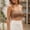 Khaki, variant on Women's Lace Strapless Bandeau Bra Wireless Padded Scalloped Bralette Tube Top with Non Slip Support Soft Breathable for Off Shoulder Tops Backless Dresses Summer Vacation Daily Wear Bra