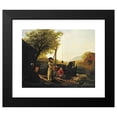 thumbnail image 2 of Jerome Thompson 24x20 Black Modern Framed Museum Art Print Titled - Spring Morning by the Kitchen Door, Preparing for Market (1854), 2 of 5