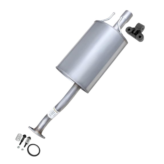 Northeastern Exhaust Stainless Steel Rear Muffler Fits 2006-2011 Honda Civic 1.3L & 1.8L Sedan | Direct Fit | Free Gasket, Hanger & Bolt Kit