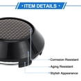thumbnail image 5 of Unique Bargains Wheel Center Caps OD: 68mm/2.68" Black 1 Pc Universal with Brown Carbon Fiber Pattern Sticker, 5 of 6
