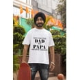 thumbnail image 2 of Adult Cotton T-Shirt - I Have Two Titles: DAD  PAPA and I Rock Them Both, 2 of 5