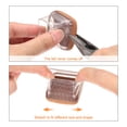 thumbnail image 3 of Protectores de piso para patas de silla cuadradas Uxcell de 8 piezas, aptos para patas de silla de 0.8-1 pulgada, transparentes, 3 of 6
