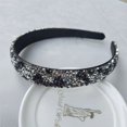 thumbnail image 1 of New Rhinestone Hairband Hairpin Super Flash  Hair Accessories  Leopard Full  Hairband Rhinestone Headband, 1 of 7
