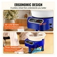 thumbnail image 6 of Pottery Wheel 10 inch, 350W Electric Ceramic Wheel with LCD Touch Screen & Foot Pedal, Direct Drive Pottery Forming Machine for Clay Art, DIY Crafts, Blue, 6 of 7