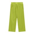 thumbnail image 6 of HaiMao Girl's Capri Jogger Clearance Lounge Sweatpants with Pockets Yoga Workout Green 4 Years, 6 of 8