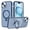 Blue, variant on Magnetic Ring Stand for iPhone 13 Case, Military Drop Protection, Compatible with MagSafe, Luxury Anti-Scratch Matte Translucent Shockproof Case for iPhone 13 Phone Case,Blue