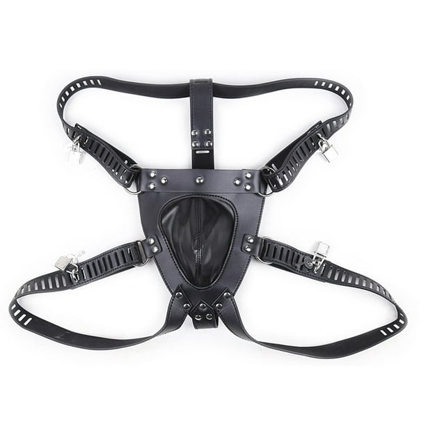 Guardurnaity Lencería Sexy para hombre, PU, ahueca hacia fuera, erótico, adultos, tirantes, bragas, calzoncillos, parte inferior, arnés de Bondage, Disfraces de disfraces Tipo 1 Guardurnaity AP012842-01