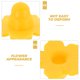 thumbnail image 3 of OUNONA 10Ud Decorativas Para Comederos De Pájaros En Forma De Color Amarillo Para Uso Exterior, 3 of 8