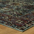thumbnail image 3 of HomeRoots 8' X 11' Blue And Purple Oriental Power Loom Area Rug, 3 of 6