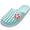 Mint Green, variant on Women's Slip on Mule Jelly Red Slide Sandals with Flower Decal 10