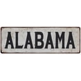 thumbnail image 1 of ALABAMA Vintage Look Rustic Metal City State Sign 8 x 24 Matte Finish Metal 108240041089, 1 of 1