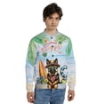 thumbnail image 4 of German Shepherd Hello Summer with Sunglasses and Surfboard Tropical Vibes All Over Print 3D Baseball Jacket Alsatian Dog Lover Gifts Bomber Jacket Softball - 00007, 4 of 6