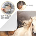 thumbnail image 2 of Run White Horse Dish Drying Mat Dish Drainer Rack Mats Water Absorbent Non-Slip Easy Clean Heat Resistant for Kitchen Counter, 2 of 8