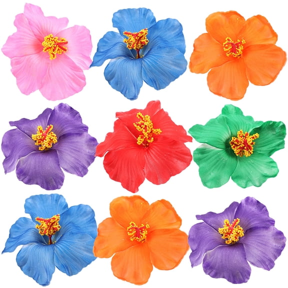 COMPUKAS 9-Piece Bohemian Style Flower Hair Clips Set for Women, Perfect Hair Styling Accessories