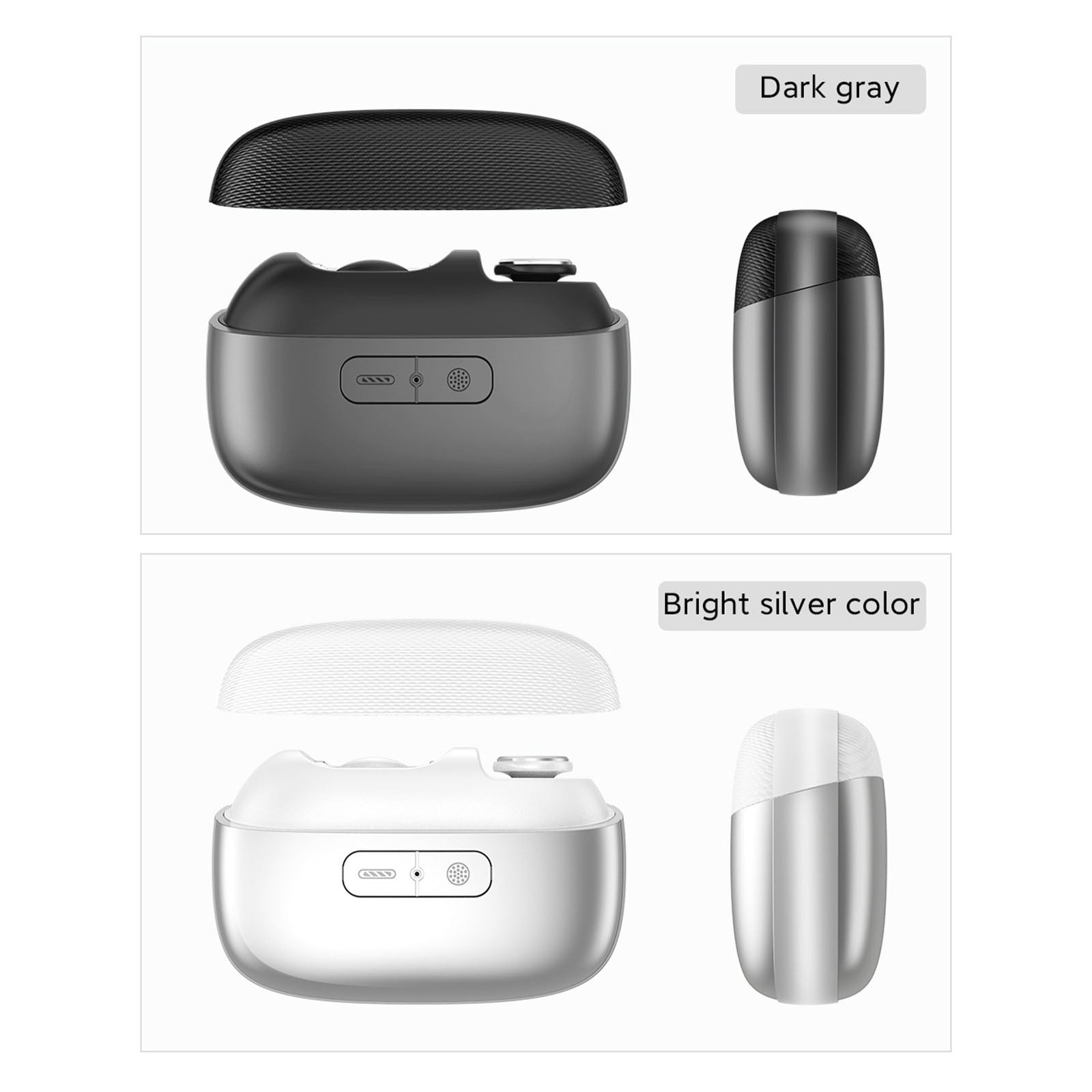 Electric Nail Clipper Automatic Nail Trimmer with Polishing Function, LED Light Nail Grinder with Wide Opening for Thick Toenails, USB Rechargeable Nail Care Tool with Nail Debris Storage for Seniors