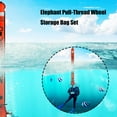 thumbnail image 3 of lixuesong Surfaces Marker Buoys and Dives Reel Set Inflatable Scubas Signals Tube Sausages with Diving Spool Reel and Clip, 3 of 3