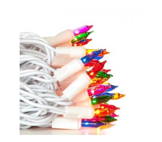 multi color lights with white wire