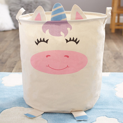 Whimsical Character Laundry BinsUnicorn