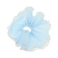 thumbnail image 5 of Unique Bargains 1 Pc Scrunchie Fashion Oversized Mesh Hair Elastics Blue, 5 of 5