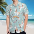 thumbnail image 5 of High Quality Hawaiian Shirts for Men Short Sleeve Aloha Beach Shirt Floral Summer Casual Button Down Shirts Blouses OKF6PW, 5 of 7