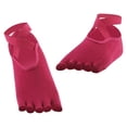 thumbnail image 4 of Calcetines antideslizantes sin dedos Soledad para mujer Yoga Barre Pilates Fitness gimnasio deporte Ballet ROJO, 4 of 8