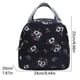 thumbnail image 3 of Fiudx Ofertas del día Bolsa de almuerzo de gran capacidad, bolsa de almuerzo aislada portátil, bolsa Bento espesada con patrón, 3 of 6