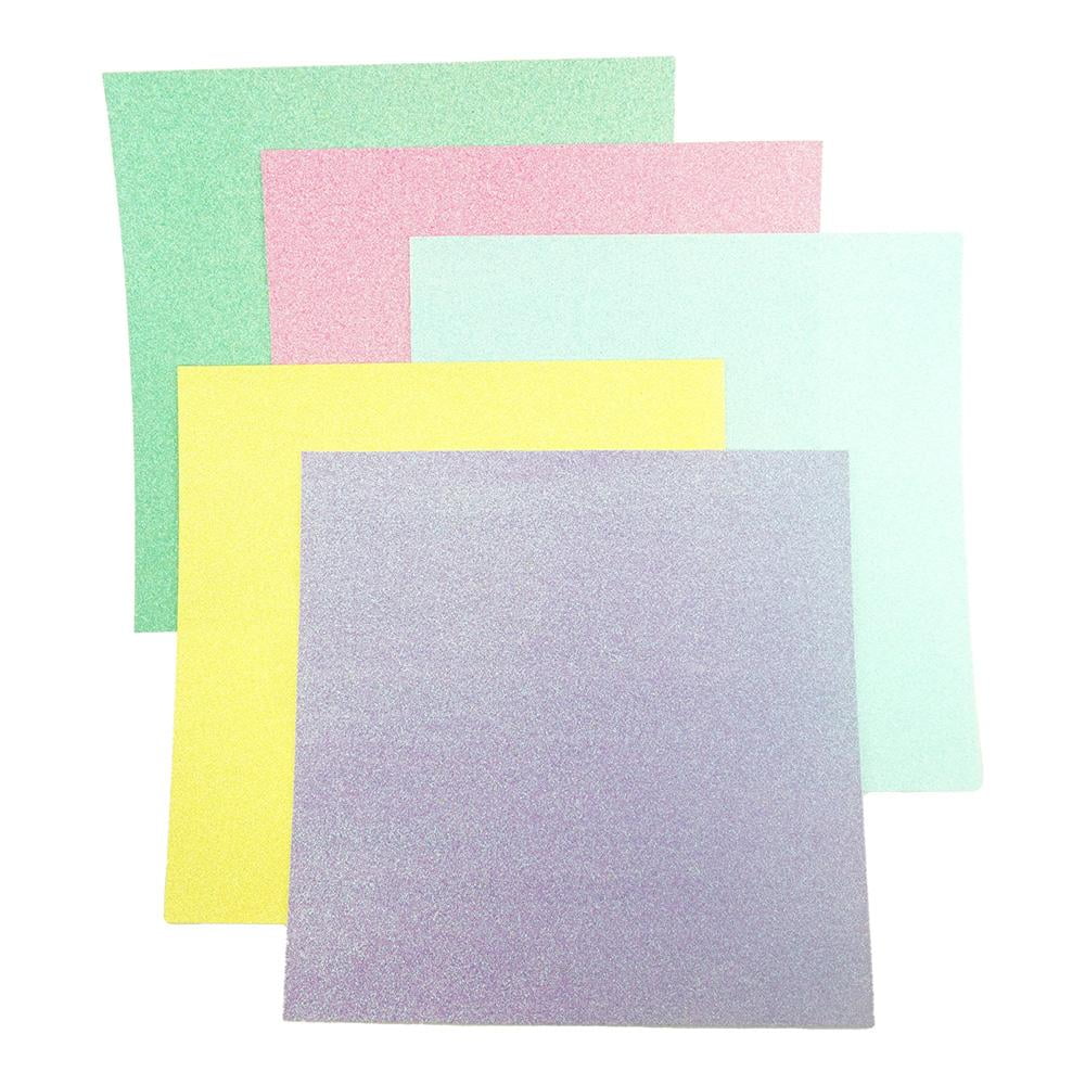 Glitter Card Stock Sheets, Assorted, 12Inch, 5Piece