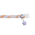 thumbnail image 6 of Oodles Woven Checkered Breakaway Cat Collar, Orange, One Size, 6 of 8